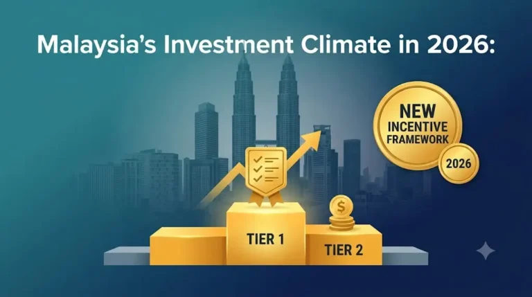 Malaysia has rewritten the rules on investment incentives in 2026. Here's what the New Incentive Framework, record FDI, and a strong second-half outlook mean for foreign companies planning to enter the market.